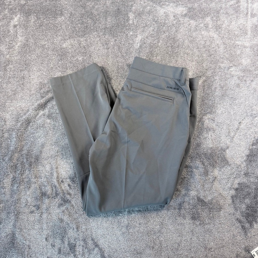 Bonobos Golf Mens Slim Fit Performance Pants Grey 33x30 Stretch Trousers
